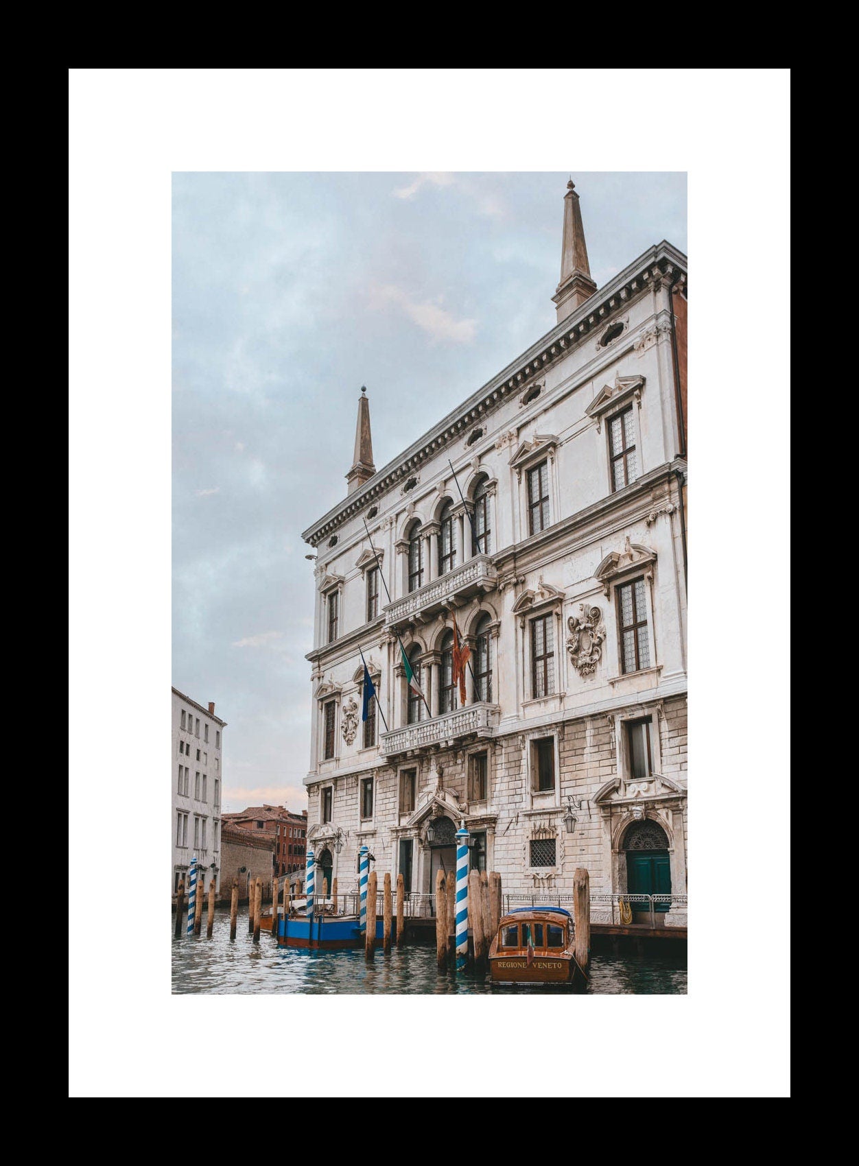 Venice Cityscape Print, Italy Fine Art Photography, Travel, Vertical Large Living Room Artwork, Grand Canal Italian Architecture Wall Art - eireanneilis