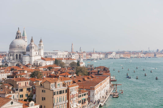 Venice Italy Landscape Photography Print, Grand Canal View, Large Living Room Wall Art, Travel Souvenir, City of Venezia - eireanneilis