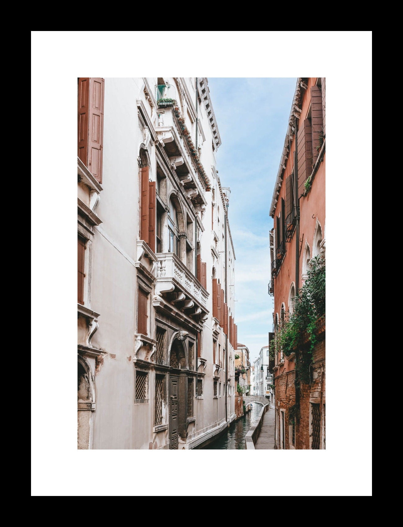 Venice Print, Italian Cityscape Fine Art Photography, Travel Gift, Vertical Large Living Room Artwork, Canal Architecture Wall Art - eireanneilis