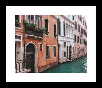 Venice Italy Print, Unframed Wall Art, Travel Photography, Canal Architecture, Unframed Photo or Gallery Canvas Wrap, Large Living Room Art - eireanneilis