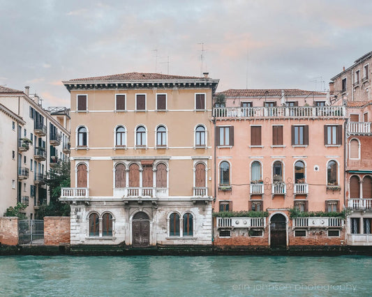 Venice Italy Photography Print, European Architecture, Landscape Travel Photography, Living Room Wall Art, Unframed Photo or Canvas Wrap - eireanneilis