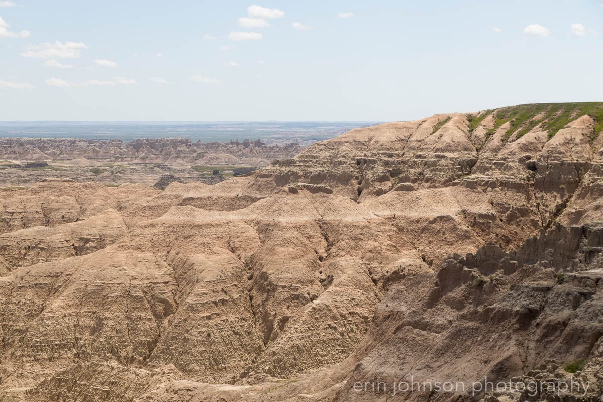 Badlands National Park Scenic Canyon Overlook, South Dakota Landscape Photography Print, Midwest Travel Photo Art, Unframed Print or Canvas - eireanneilis