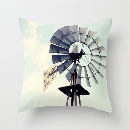 Rustic Windmill | Throw Pillow Cover