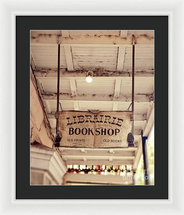 Librairie Book Shop - Framed Print