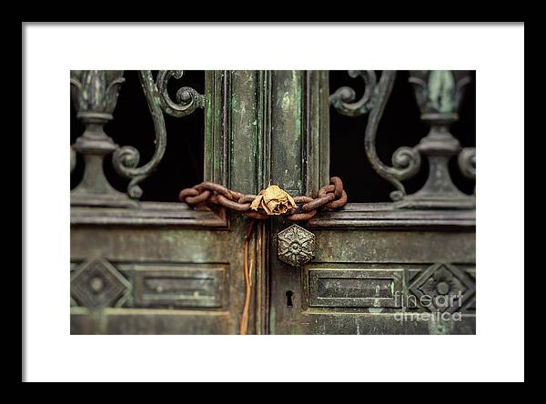Locked by the rose - Framed Print