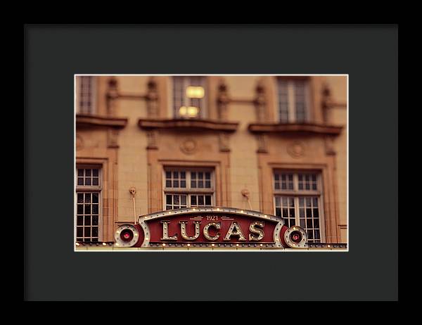 Lucas Theater - Savannah Georgia - Framed Print