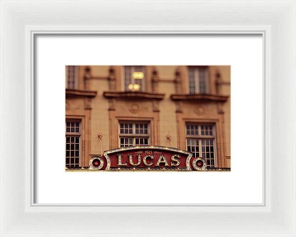 Lucas Theater - Savannah Georgia - Framed Print