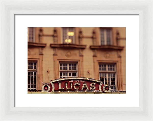 Lucas Theater - Savannah Georgia - Framed Print