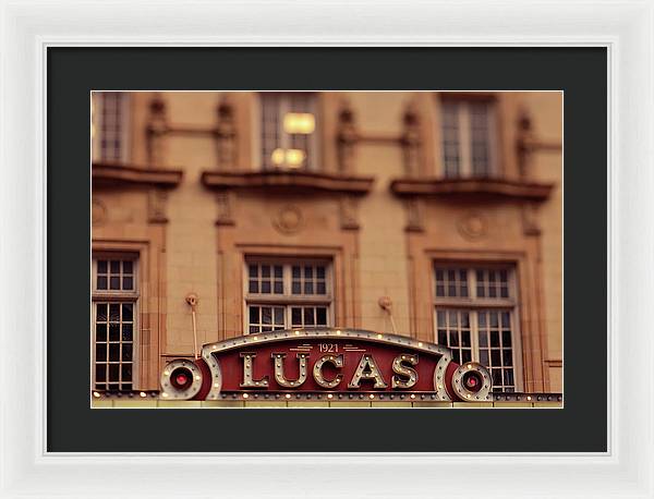 Lucas Theater - Savannah Georgia - Framed Print