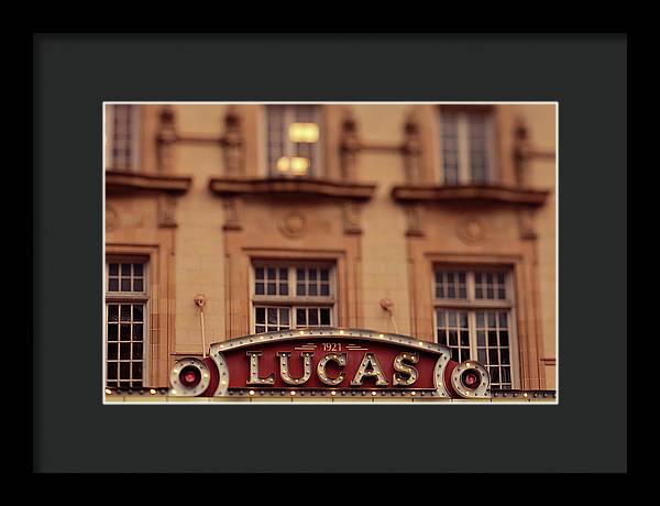 Lucas Theater - Savannah Georgia - Framed Print