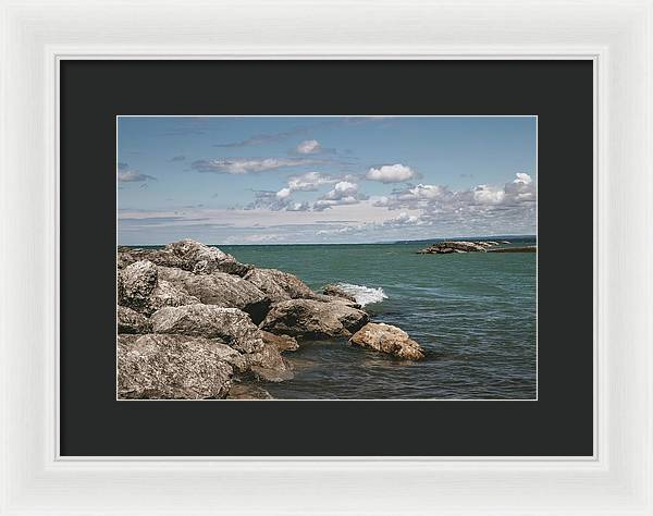 Presque Isle, Erie PA - Framed Print