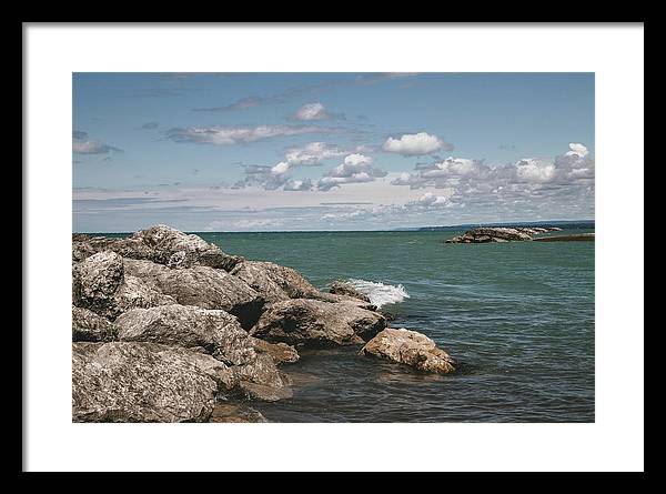 Presque Isle, Erie PA - Framed Print