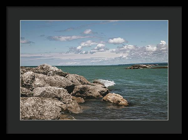 Presque Isle, Erie PA - Framed Print