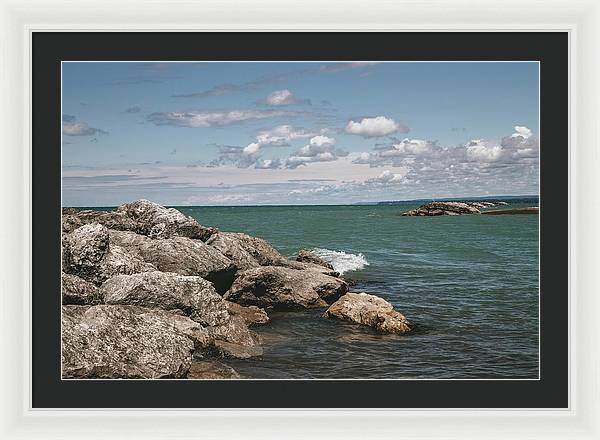 Presque Isle, Erie PA - Framed Print