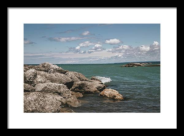 Presque Isle, Erie PA - Framed Print