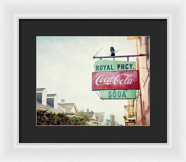 Royal Pharmacy - New Orleans Framed Print