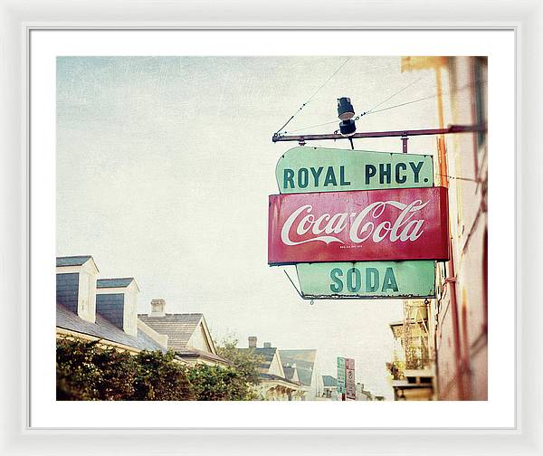 Royal Pharmacy - New Orleans Framed Print