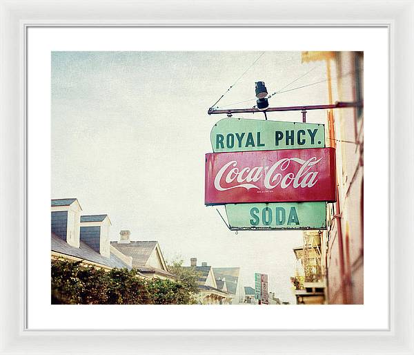 Royal Pharmacy - New Orleans Framed Print