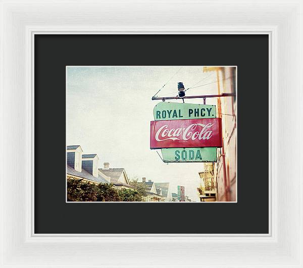 Royal Pharmacy - New Orleans Framed Print