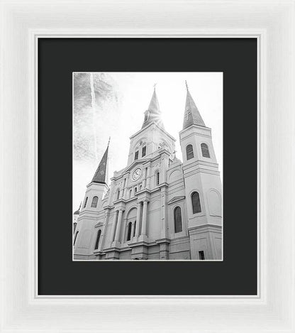 St Louis Cathedral New Orleans - Framed Print