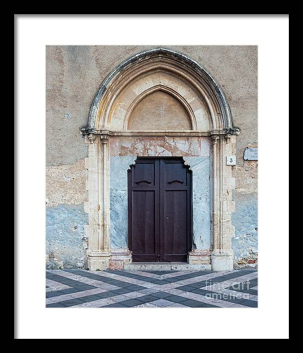 Taormina Door I - Framed Print