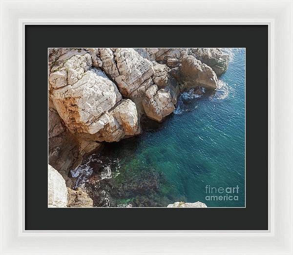 The Deep Blue Sea - Dubrovnik, Croatia - Framed Print