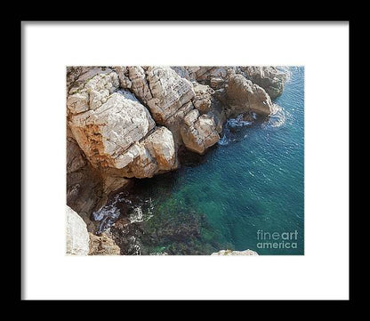 The Deep Blue Sea - Dubrovnik, Croatia - Framed Print