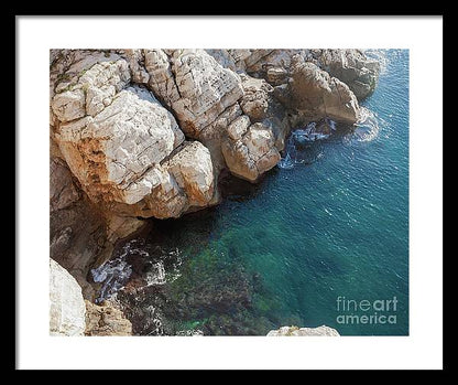 The Deep Blue Sea - Dubrovnik, Croatia - Framed Print