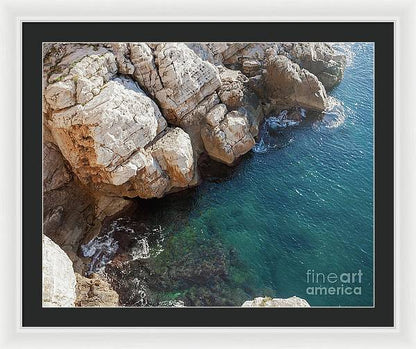 The Deep Blue Sea - Dubrovnik, Croatia - Framed Print