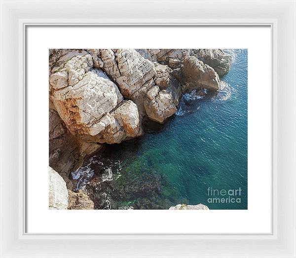 The Deep Blue Sea - Dubrovnik, Croatia - Framed Print