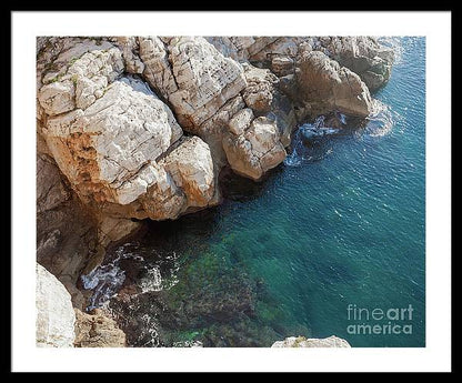 The Deep Blue Sea - Dubrovnik, Croatia - Framed Print