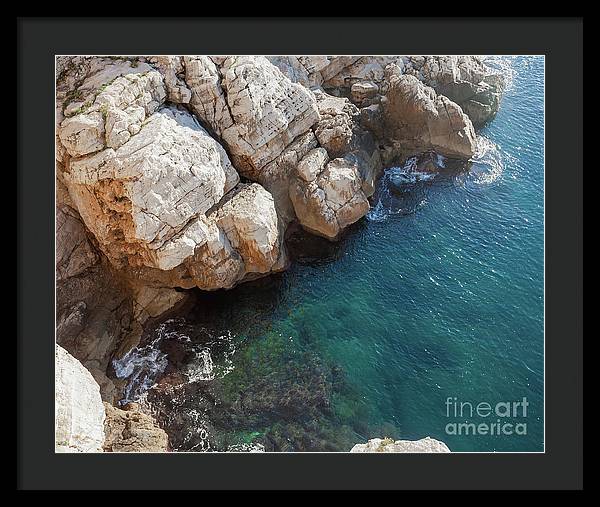 The Deep Blue Sea - Dubrovnik, Croatia - Framed Print