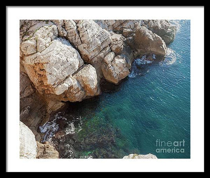 The Deep Blue Sea - Dubrovnik, Croatia - Framed Print