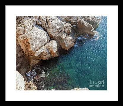 The Deep Blue Sea - Dubrovnik, Croatia - Framed Print