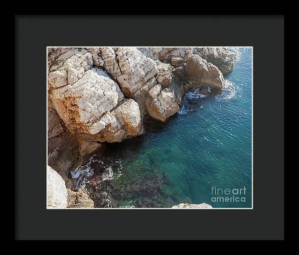 The Deep Blue Sea - Dubrovnik, Croatia - Framed Print