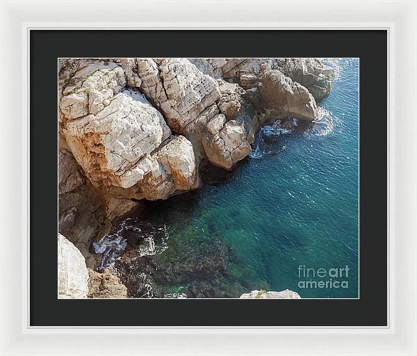 The Deep Blue Sea - Dubrovnik, Croatia - Framed Print