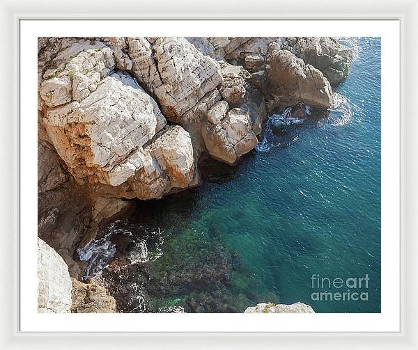 The Deep Blue Sea - Dubrovnik, Croatia - Framed Print