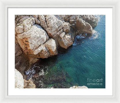 The Deep Blue Sea - Dubrovnik, Croatia - Framed Print