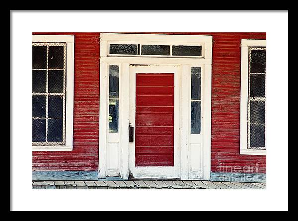 The Red Porch - Burnt Corn, Alabama - Framed Print