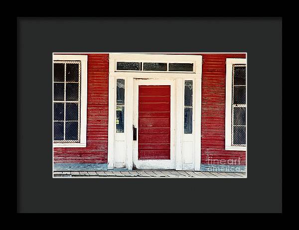 The Red Porch - Burnt Corn, Alabama - Framed Print