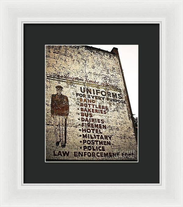 Uniforms - Birmingham, Alabama Photography - Framed Print