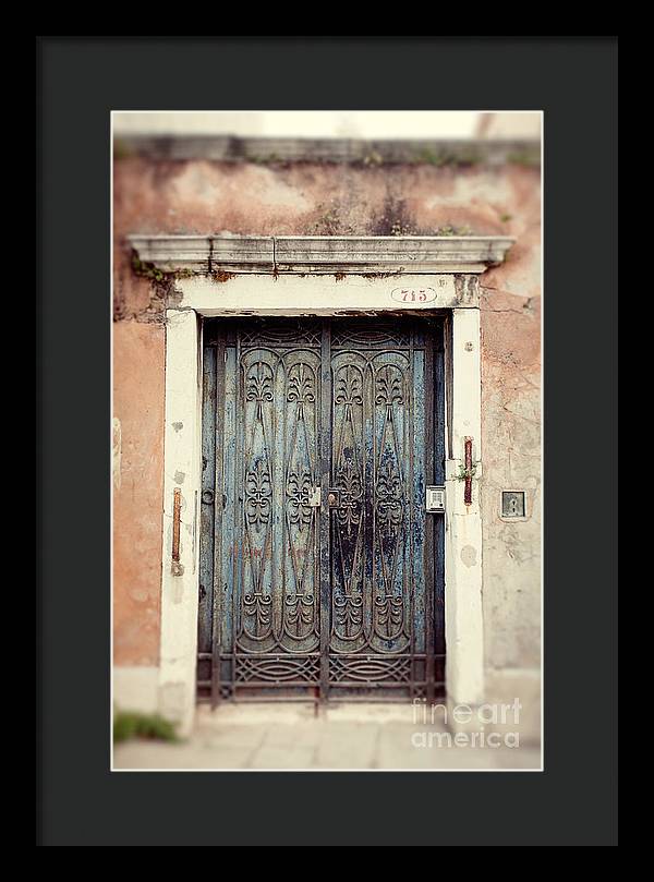 Venice Italy Doors I - Framed Print